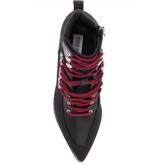 🌟Host Pick✨🎉🥳STEVE MADDEN Kare Lace-Up Boot
Multi-color black,gray and red - Picture 5 of 8